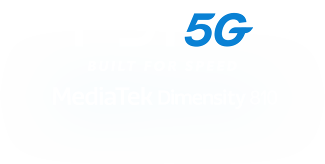 F91 5G - Built for Speed. A powerful 5G phone with a MediaTek Dimensity 810 from BLU